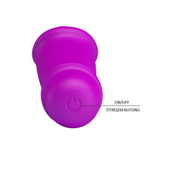 10 Fonksiyonlu Silikon Dildo Vibratör – Güçlü Motor, AAA Pilli