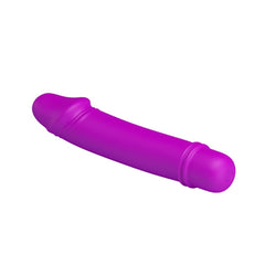 10 Fonksiyonlu Silikon Dildo Vibratör – Güçlü Motor, AAA Pilli