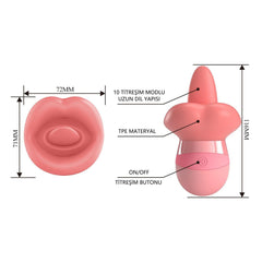 10 Fonksiyonlu USB Şarjlı Klitoris Uyarıcılı Uzun Dil Teknolojik Vibratör – Güçlü Modlar, Ergonomik Tasarım