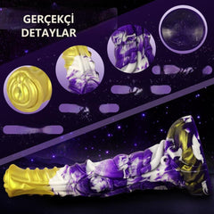 At Gücünde 21 CM Gerçekçi Realistik Dokulu Özel Fantezi Dildo 1