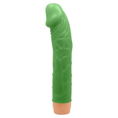 Barbara 22,5 CM Güçlü Titreşimli Klasik Floresan Renkli Realistik Gerçekci Penis Dildo
