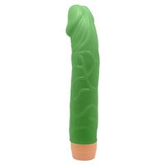 Barbara 22,5 CM Güçlü Titreşimli Klasik Floresan Renkli Realistik Gerçekci Penis Dildo