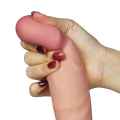 23 CM Geliştirilmiş Doku Ultra Yumuşak Titreşimli Realistik Penis - The Ultra Soft Dude