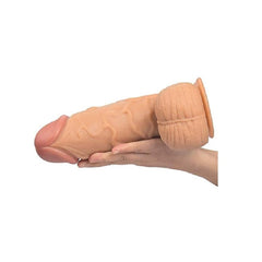 25 CM XXL Kısa Kalın Vantuzlu Realistik Penis Dildo