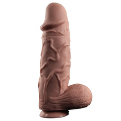 XXL Realistik Dokulu Kalın Dildo – Vantuzlu, Gerçekçi Yapay Penis