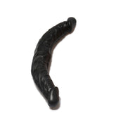 Double Dong 36 cm Çift Taraflı Realistik Zenci Siyahi Dildo Anal Vajinal Penis