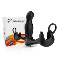360° Rotasyonlu Perine ve Testis Uyarıcı Halkalı Prostat Masaj Vibratör