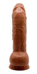 Sliding Skin Series 18 cm Yeni Nesil Çift Katmanlı Kayar Deri Özellikli Realistik Vantuzlu Dildo Penis