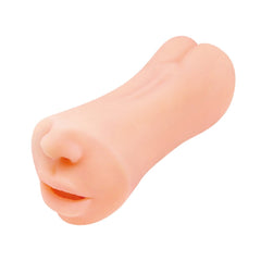 3 Boyutlu Çift Taraflı Suni Oral & Vajinal Mastürbatör