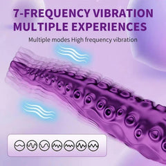 Şarjlı 7 Farklı Titreşimli Ahtapot Dokunaç Tasarımlı Masaj Vibratör