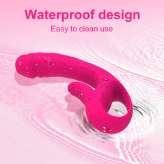 Pembe Rabbit Vibratör (Dual Motor) – İç + Klitoris Uyarım, Güçlü Titreşim, Şık Tasarım