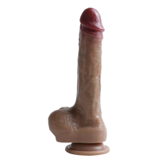 Cock Series 21 CM Ultra Yumuşak Dokulu Çift Katmanlı Damarlı Realistik Dildo Yapay Penis