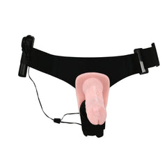 Double Çift Taraflı Giyilebilen Titreşimli Bisex Dildo Strap on