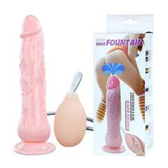 Fışkırtmalı Boşalabilen Vantuzlu Ultra Realistik Dokulu Dildo Yapay Penis
