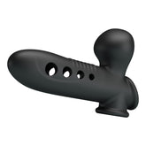 Airbag Penis Sleeve Hava Yastıklı Premium Zenci Siyahi Rengi Silikon Penis Kılıfı Crane