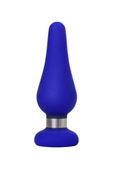 L Classic Metal Aksesuarlı Özel Silikon Anal Plug Tıkaç 13 Cm