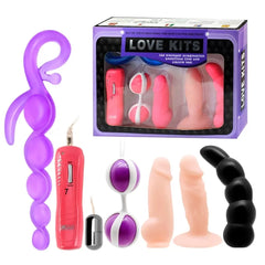 Love Kits 5'li Anal Vajinal Titreşimli 5'li Vibratör Set