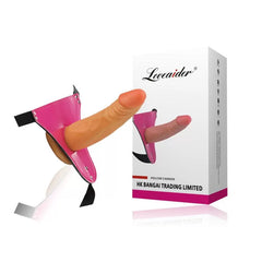 Loveaider Et Dokulu İçi Boş Titreşimli Belden Bağlamalı Penis