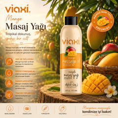 Viaxi Mangolu Masaj Yağı | Tropikal Aroma | Tüm Cilt Tipleri