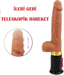 Manyetik Şarjlı Uzaktan Kumandalı 6 İleri Geri & 8 Titreşim & Isıtma Fonksiyonlu Teknolojik Vibratör