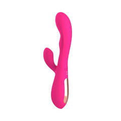 Uyarıcılı Rabbit Vibratör Pembe – G Noktası & Klitoral Çift Uyarım, Güçlü Titreşimli Şarjlı Vibrator