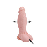 18 CM Pompalı Büyüyen Realistik Penis Vakumlu Anal & Vajinal Uyumlu Dildo