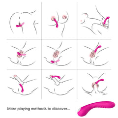 PRIME TOYS Brutal Manyetik Şarjlı G Nokta Uyarıcı Su Geçirmez Vibratör - Pembe