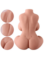 3,5 Yarım Vücut Silikon Manken | Realistik | Anal & Vajinal