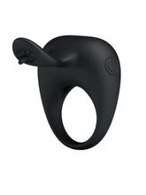 Çift Destekli Titreşimli Penis Halkası | Tıbbi Silikon | Klitoris Uyarıcılı