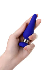 S Classic Metal Aksesuarlı Özel Silikon Anal Plug Tıkaç