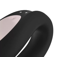 Satisfyer Double Joy Connect App Black Telefon Uyumlu Klitoris ve G-Spot Uyarıcı Çiftlere Özel Vibratör