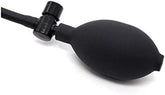 Aşk Fantazi Şişebilen Pompalı Damarlı Anal Plug Siyah