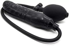 Şişebilen Pompalı Zenci Penis Anal Plug Tıkaç Tıpa Dildo