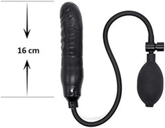 Şişebilen Pompalı Zenci Penis Anal Plug Tıkaç Tıpa Dildo