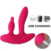 TALON Kablosuz Kumandalı Anal Vajina ve Klitoris Uyarıcı 3 in 1 Lay-On Vibratör