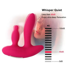TALON Kablosuz Kumandalı Anal Vajina ve Klitoris Uyarıcı 3 in 1 Lay-On Vibratör