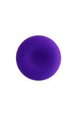 Tek Atış Boğumlu Silikon Anal Plug Tıkaç Mor 10 Cm