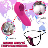 Telefon Kontrollü Manyetik Klipsli Külot İçi Giyilebilir Klitoris Uyarıcı Panty App Vibratör
