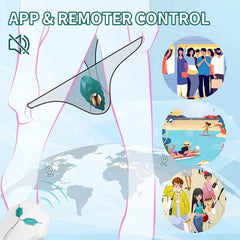 Telefon Kontrollü Manyetik Klipsli Külot İçi Giyilebilir Panty App Vibratör