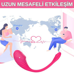 Şarjlı Telefon Kontrollü Yumurta Vibratör – Akıllı App Destekli Kadın Keyif Cihazı