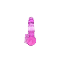 Titreşimli Pembe Silikon Penis Halkası