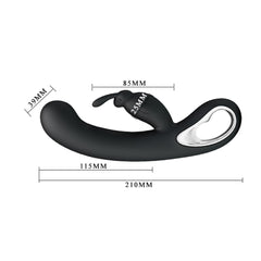 USB Şarjlı 12 Fonksiyonlu Klitoris Uyarıcılı Teknolojik Rabbit Tavşan Vibratör