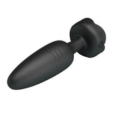 İleri Geri Hareketli Manyetik Şarjlı Anal Plug – LED Işıklı, 10 Farklı Titreşim Modlu Silikon Anal Titreşimli Plug