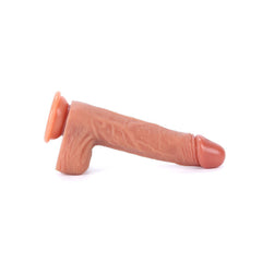 Isıtmalı İleri Geri Hareketli ve Rotasyonlu Gerçekçi Uzaktan Kumandalı Yapay Penis Dildo Vibratör 22 CM