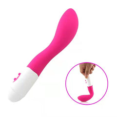18,5 CM Güçlü Titreşimli Özel Kıvrımlı Klitoris ve G-Spot Uyarıcı Vibratör