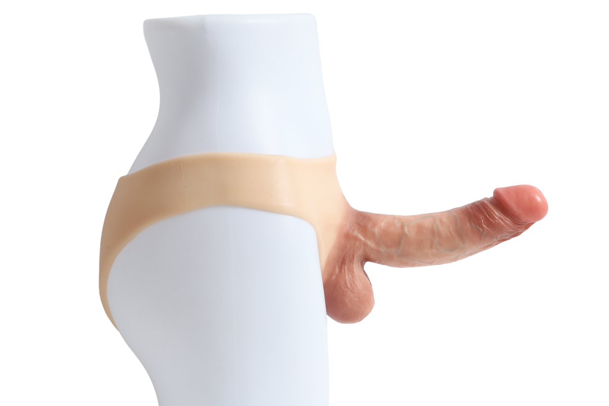 Aşk Fantazi CrossDressing Gerçekçi Dokuda Giyilebilir İçi Boş Yapay Penis Realistik Strap-on Dildo 2