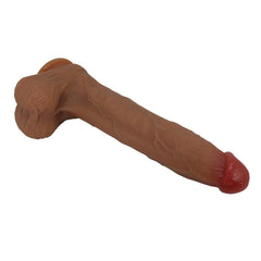 28 cm Ultra Realistik Et Dokulu Dildo – Deri Hassasiyetli, Uzun ve Konforlu