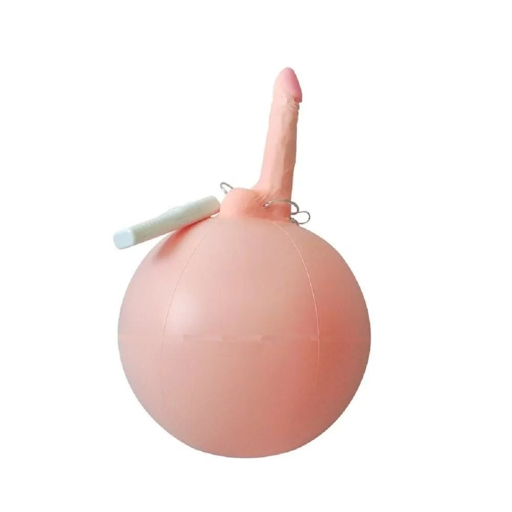  16 CM Titreşimli Realistik  İnflatable Pilates Topu 