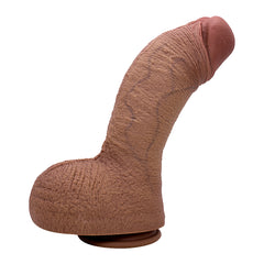 Özel Tasarım 29 CM Uzunluğunda Çift Katmanlı Kalın Gerçekçi Damarlara Sahip Realistik Mega Dev Dildo Penis