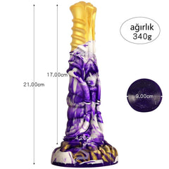 At Gücünde 21 CM Gerçekçi Realistik Dokulu Özel Fantezi Dildo 1